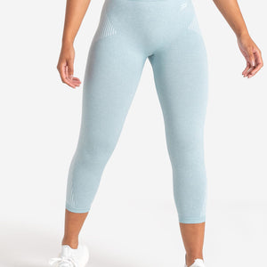 ADAPT 2.0 Seamless 7/8 Leggings - Sky Blue Pursue Fitness 1