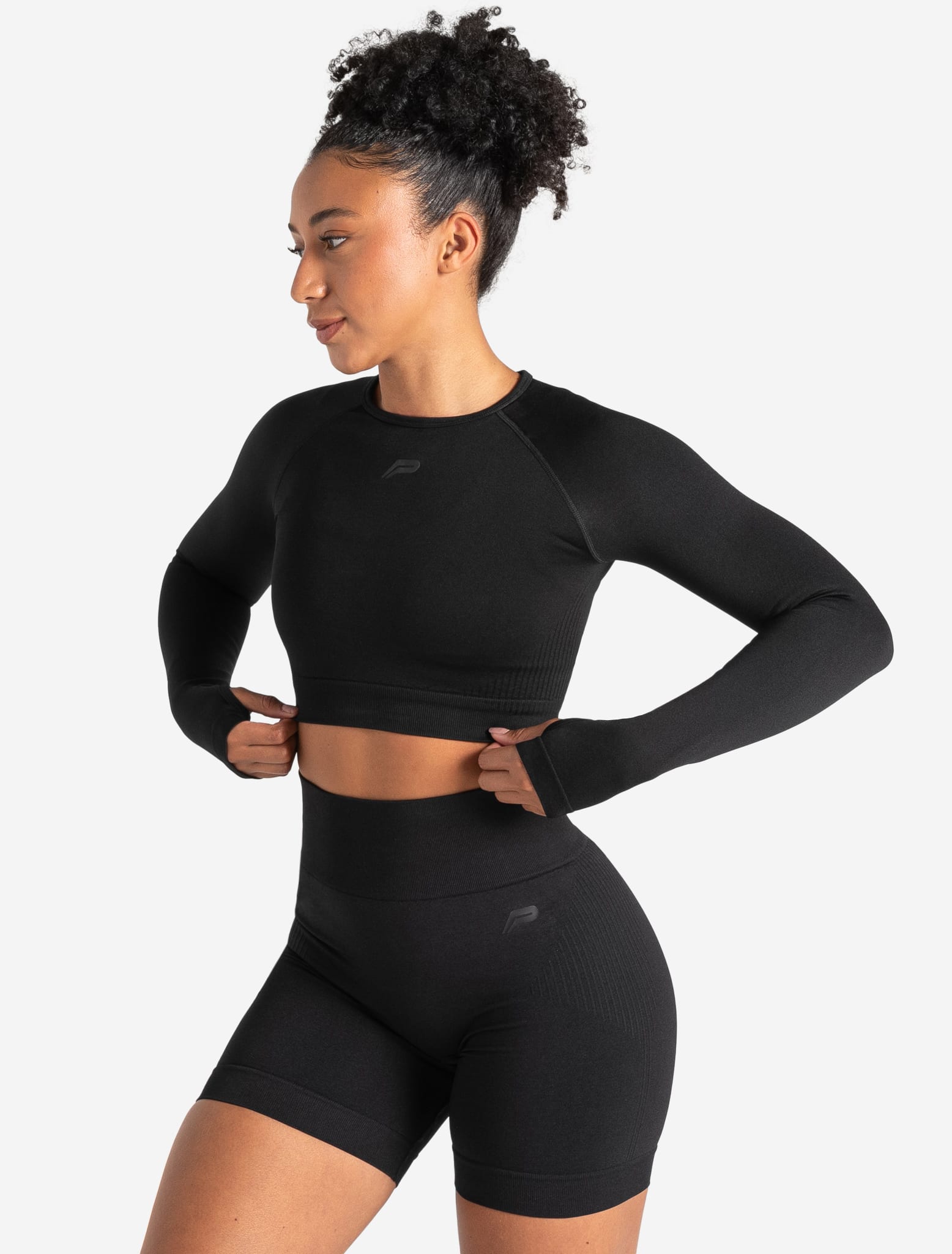 ADAPT 2.0 Seamless Crop Top - Blackout Pursue Fitness 1