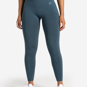 ADAPT 2.0 Seamless Leggings - Petrol Blue Pursue Fitness 2