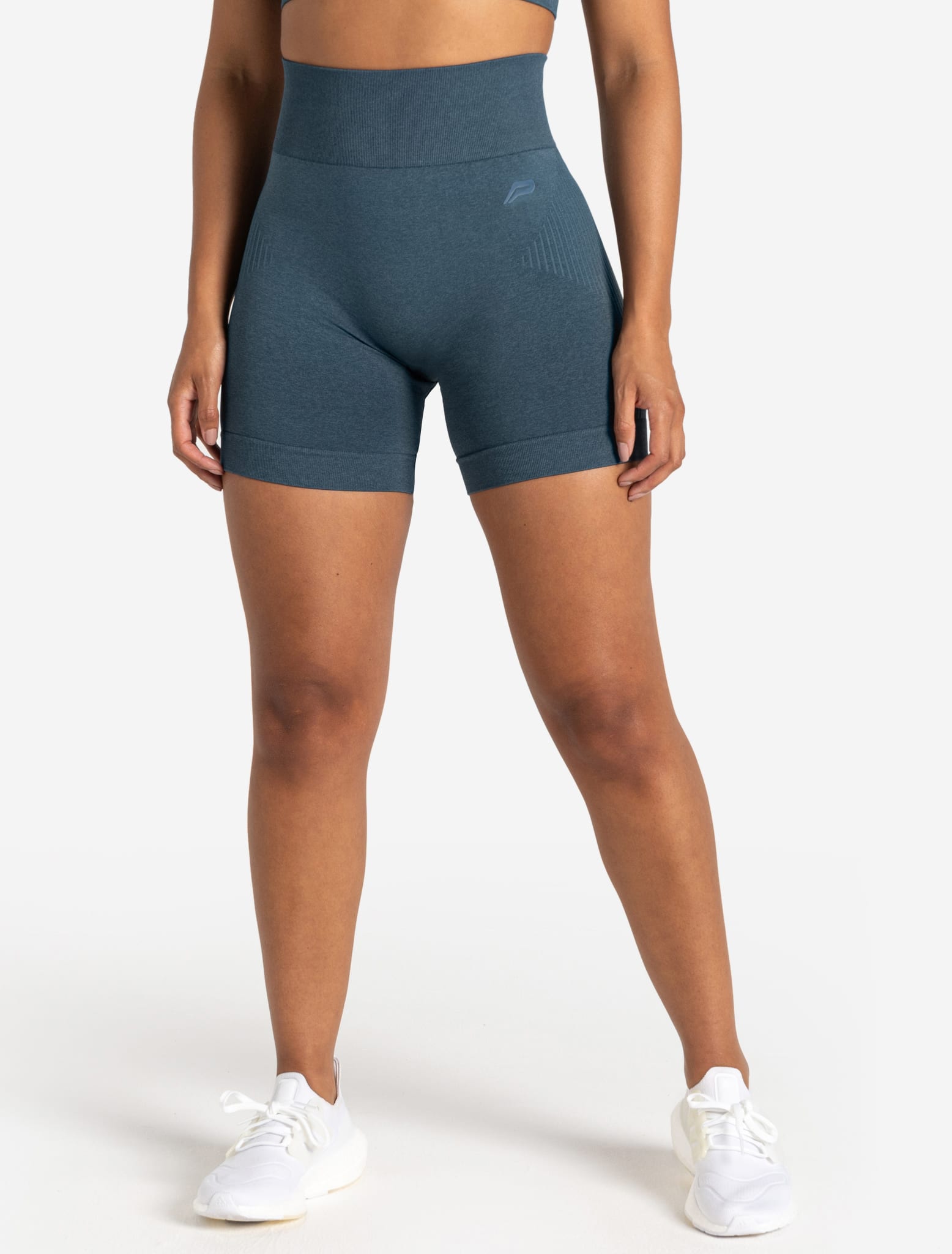 ADAPT 2.0 Seamless Shorts - Petrol Blue Pursue Fitness 1