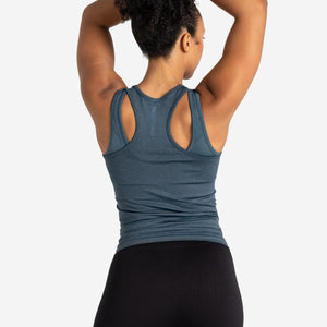 ADAPT 2.0 Seamless Vest - Petrol Blue Pursue Fitness 2