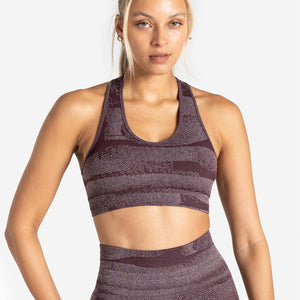 Boost Seamless Sports Bra - Cherry Pursue Fitness 1
