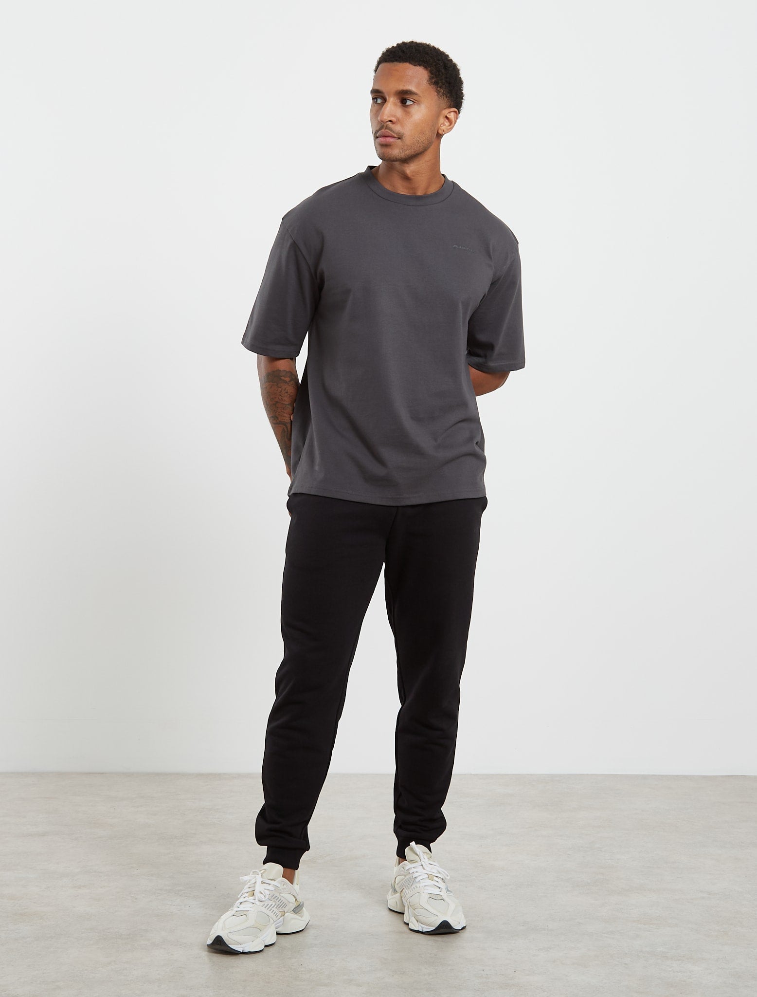 Core Oversized T-Shirt - Onyx Grey Pursue Fitness 2