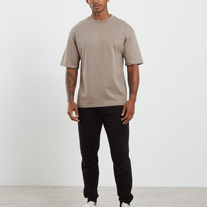 Core Oversized T-Shirt - Taupe Pursue Fitness 2