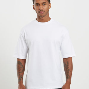Core Oversized T-Shirt - White Pursue Fitness 1