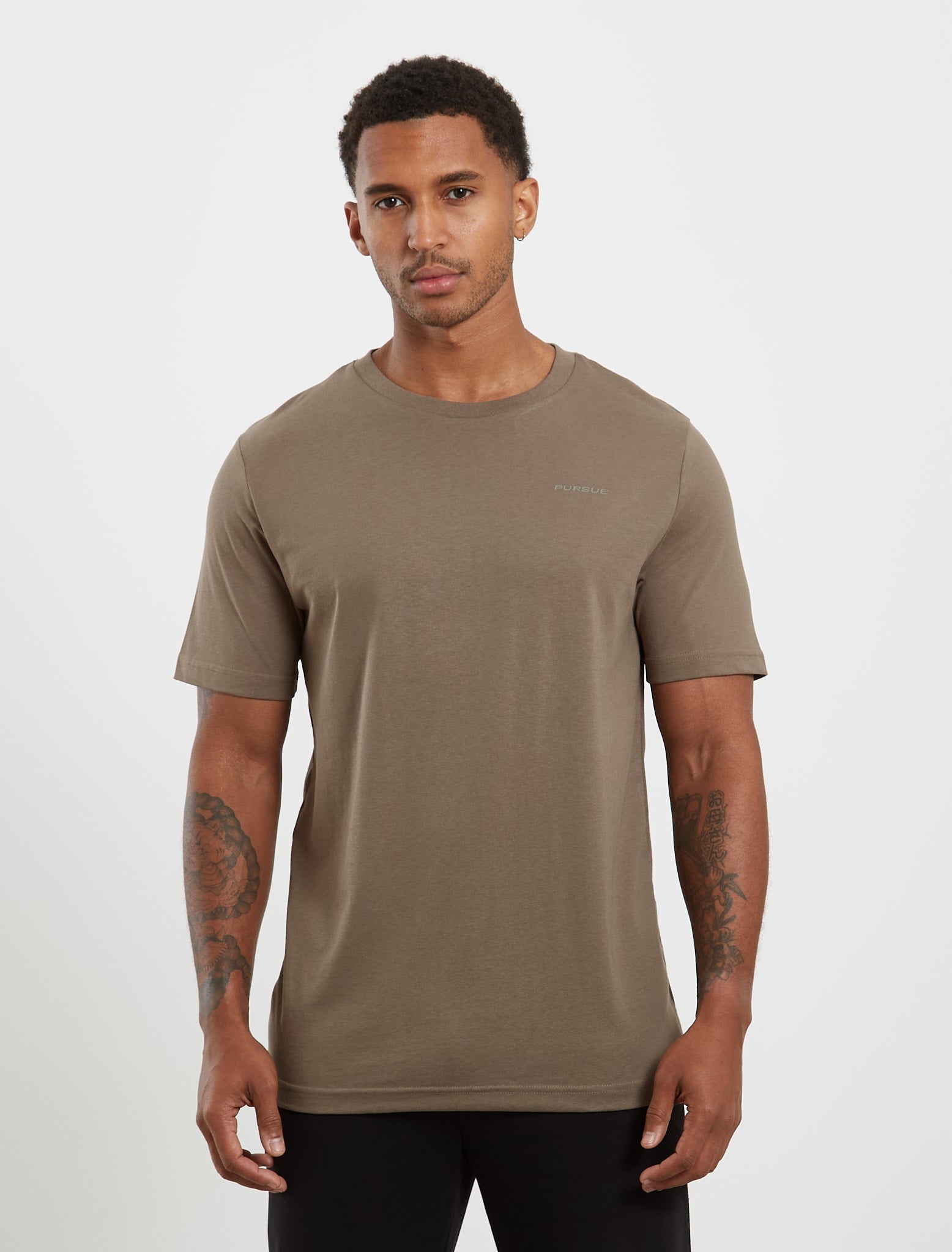 Core Relaxed Fit T-Shirt - Olive Pursue Fitness 1