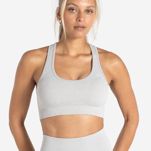 Core Seamless Sports Bra - Grey Marl Pursue Fitness 1