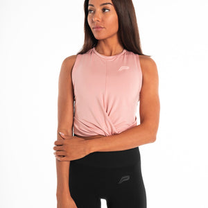 Crossover Vest / Dusky Pink Pursue Fitness 1