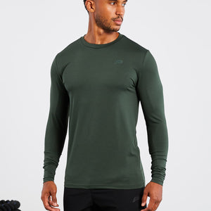 Hybrid Everyday Long Sleeve / Olive Marl Pursue Fitness 1