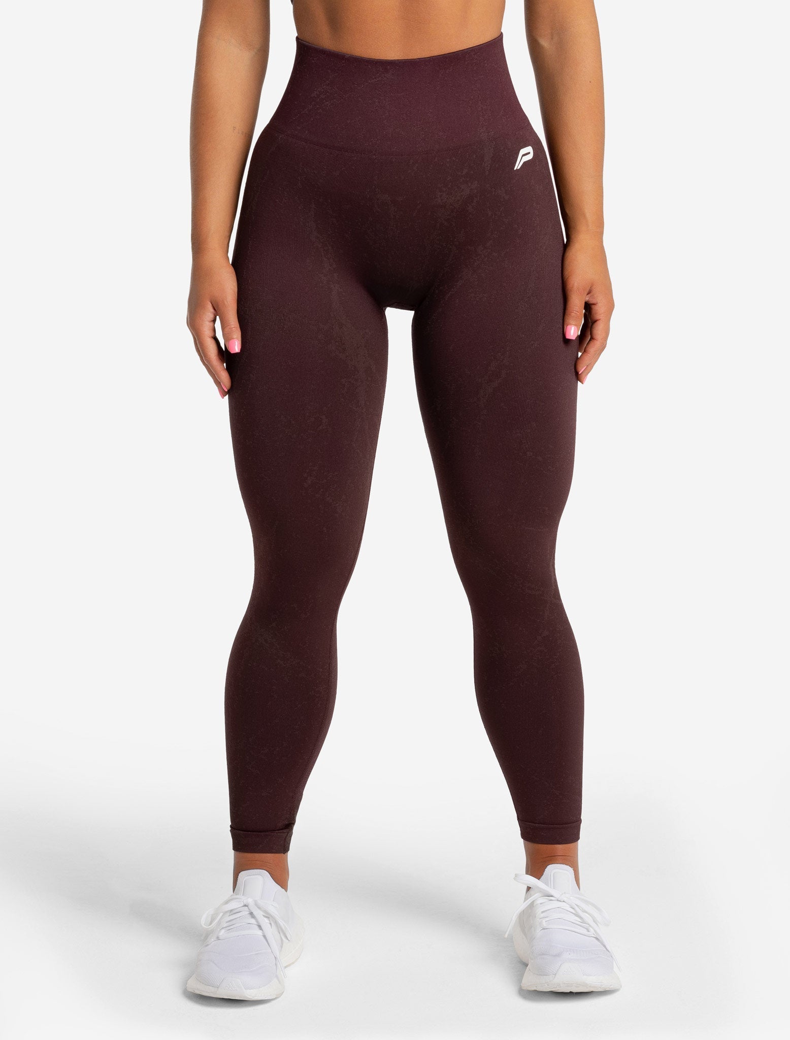 Marble Seamless Leggings / Black Cherry Pursue Fitness 4