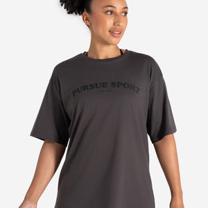 Pump Cover T-Shirt - Dark Grey Pursue Fitness 1