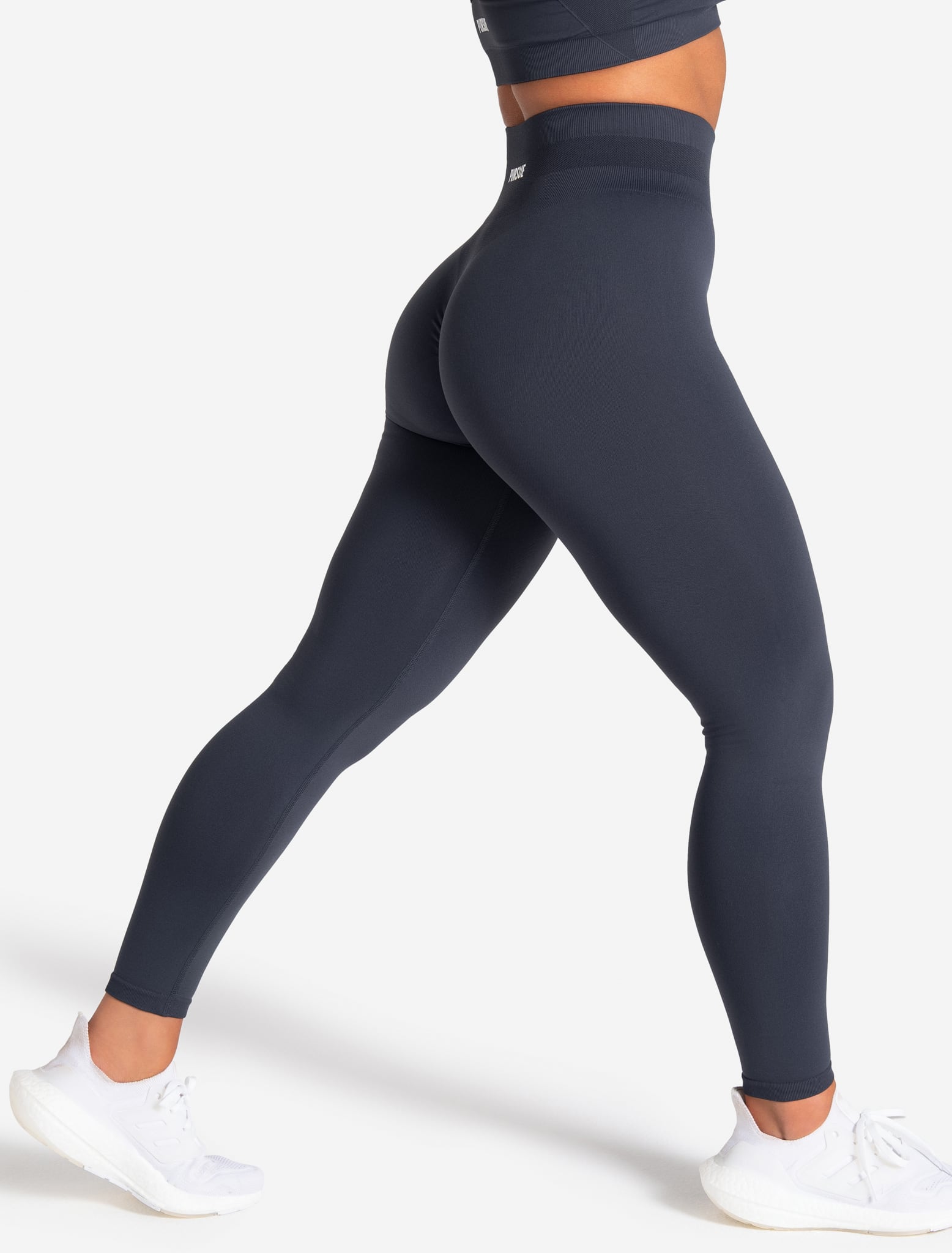 Scrunch Seamless Leggings - Midnight Blue Pursue Fitness 2
