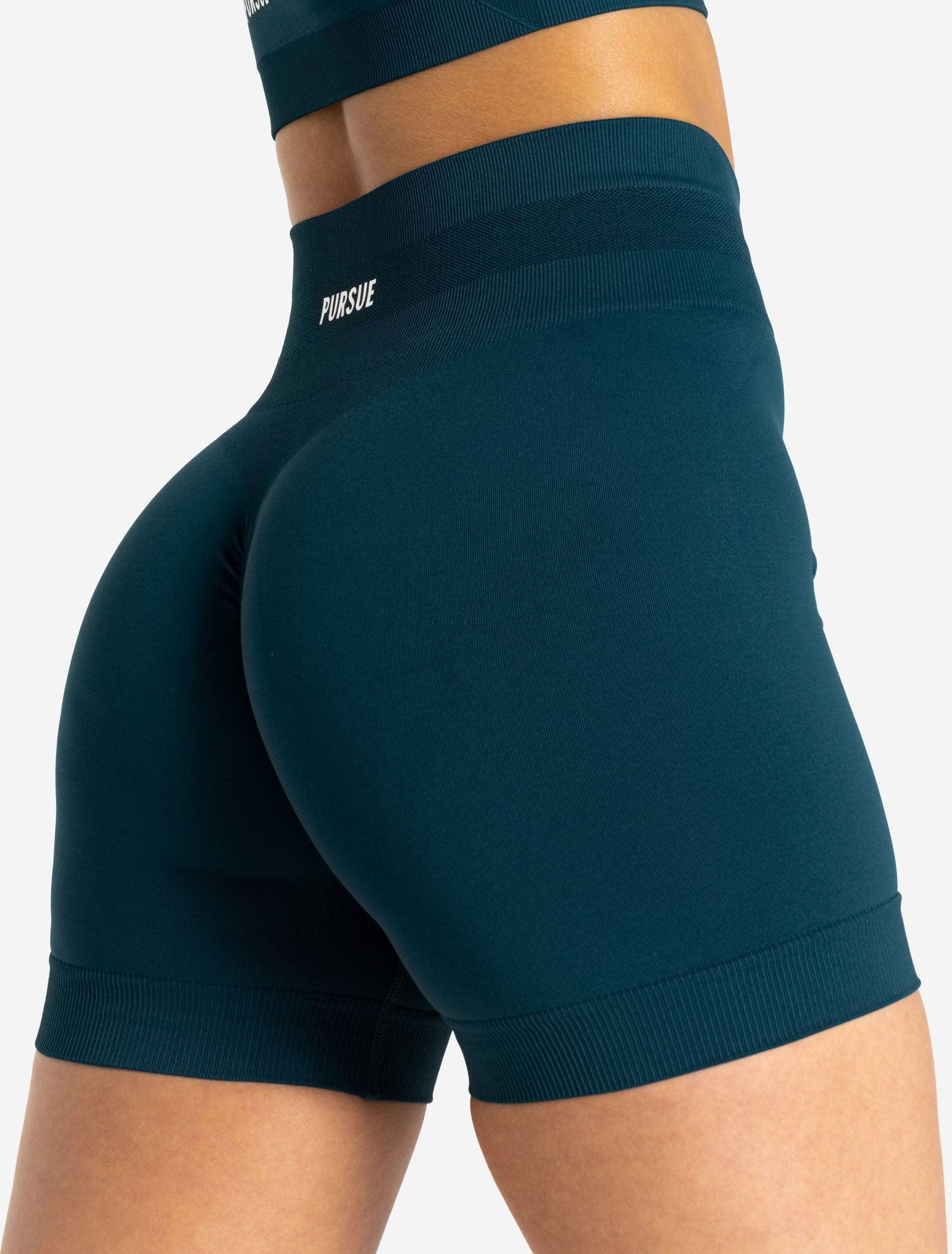 Scrunch Seamless Shorts / Dark Teal Pursue Fitness 2