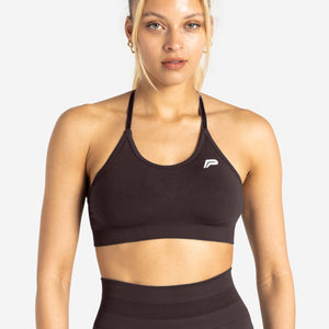 Scrunch Seamless Sports Bra - Chocolate Plum Pursue Fitness 1