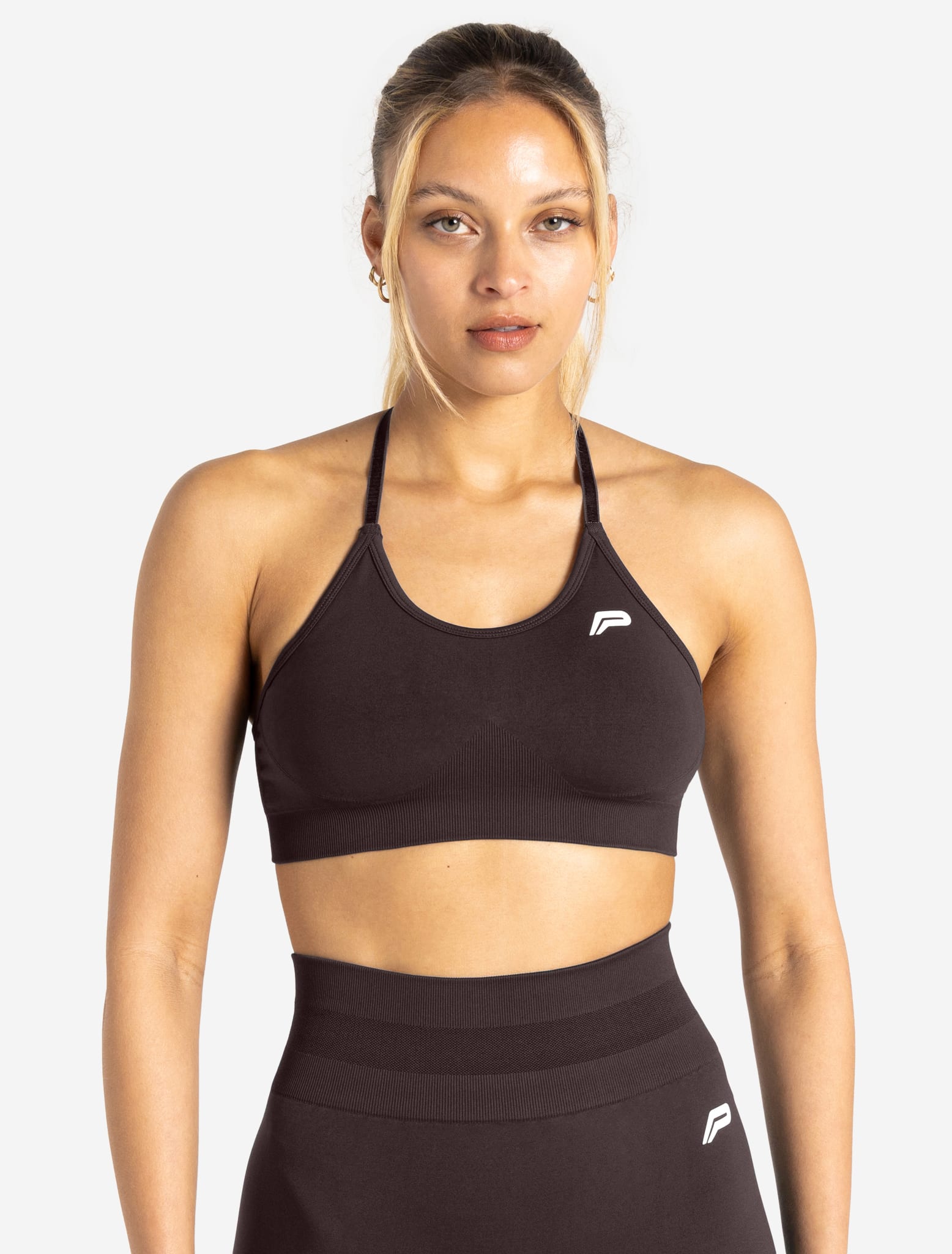 Scrunch Seamless Sports Bra - Chocolate Plum Pursue Fitness 1