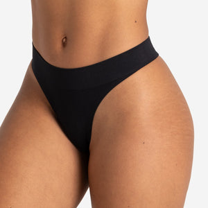 Seamless Thong - Black Pursue Fitness 1