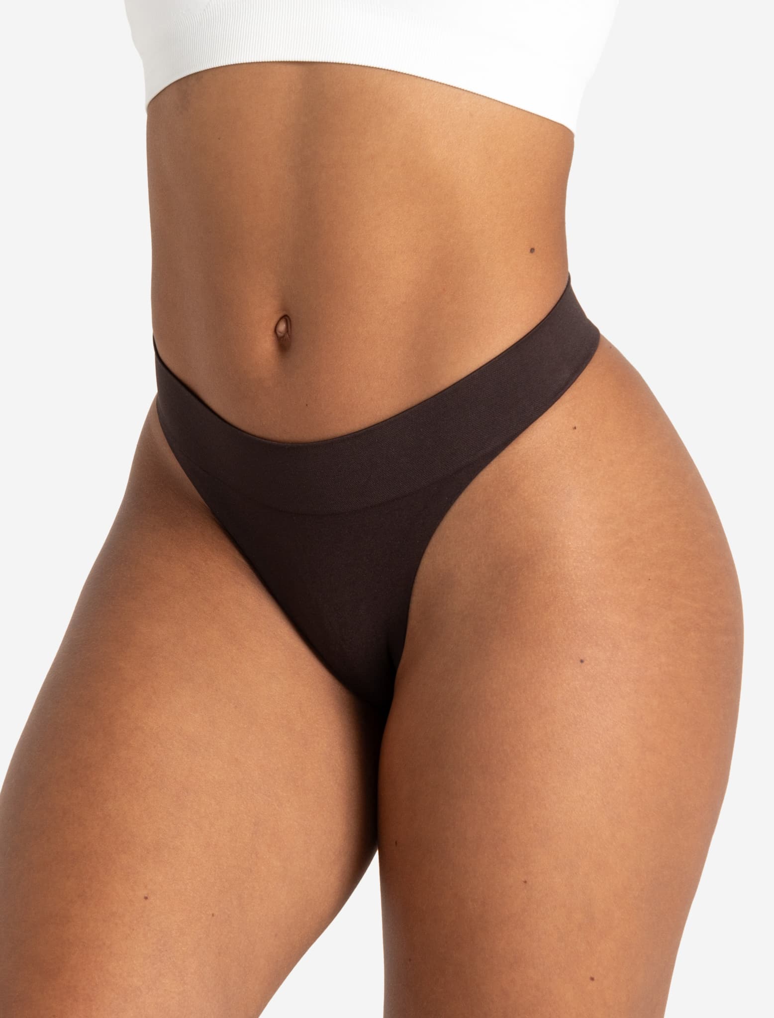 Seamless Thong - Coffee Bean Pursue Fitness 1